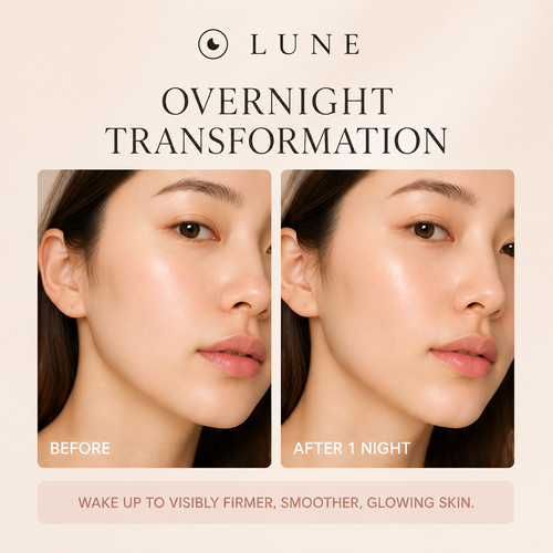 LUNE Collagen Face Mask – texture and consistency