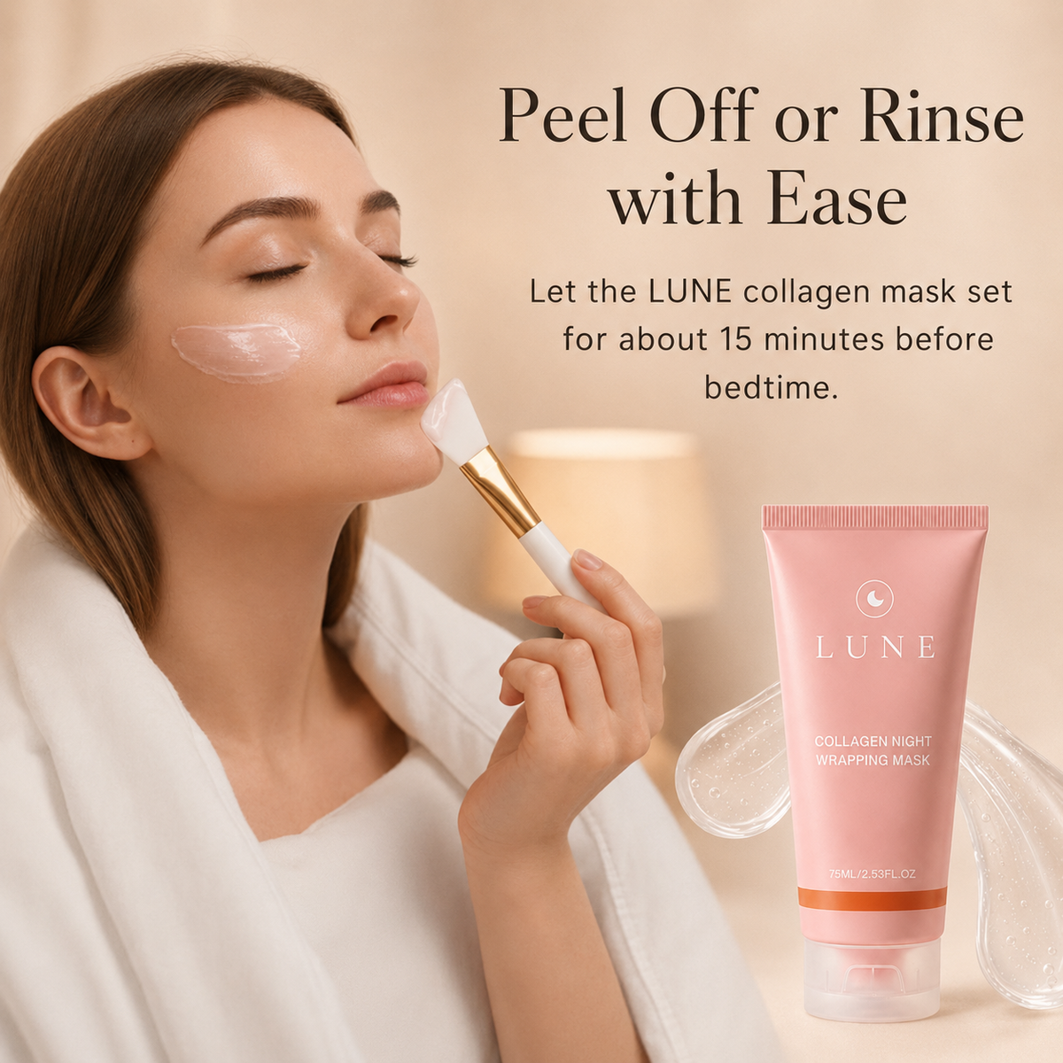 LUNE Collagen Sleeping Mask – full product view